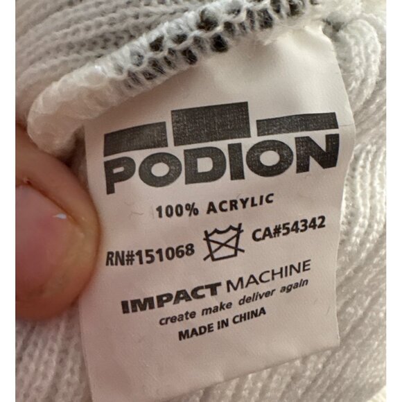 NFL New York Jets Bud Light Winter Knit Hat Toque Green White Football Podion - Picture 5 of 5